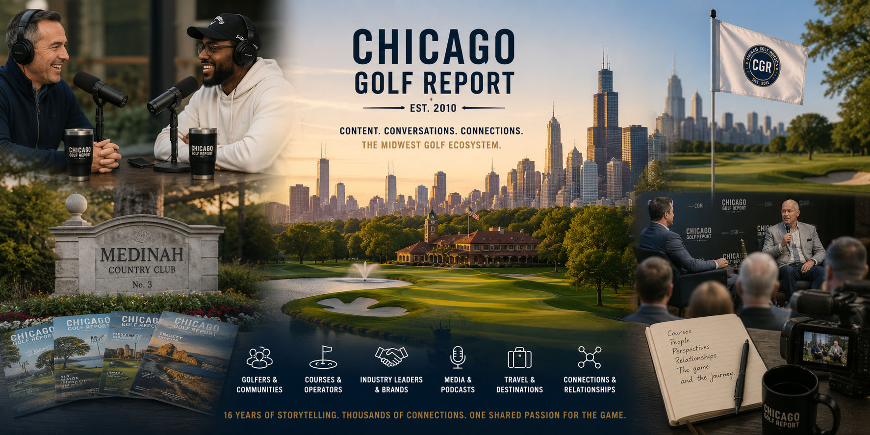Chicago Golf Report — the Midwest golf ecosystem: courses, people, podcasts, and connections